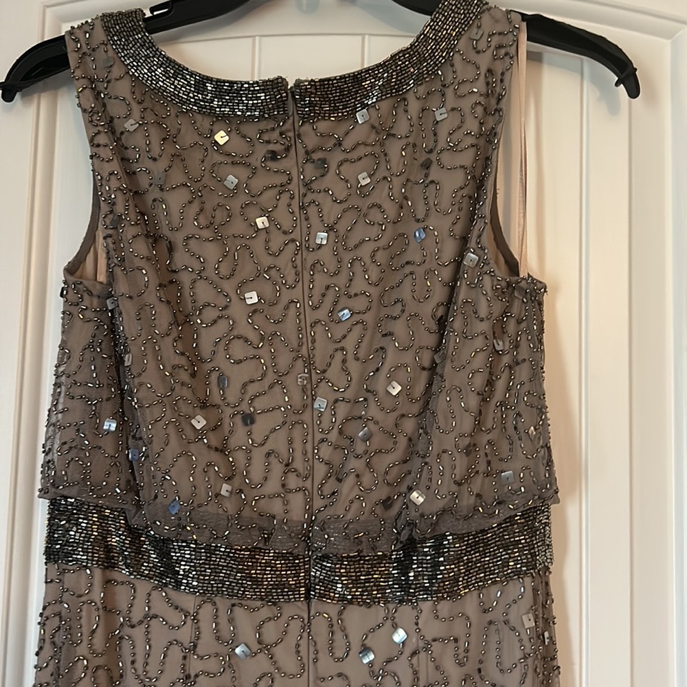 Completely Beaded Full Length Beautiful Adrianna … - image 4